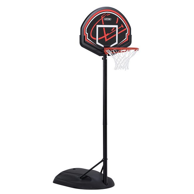 A Lifetime Youth Portable Basketball Hoop.
