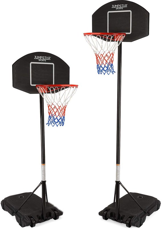 A Jump Star Sports Basketball Set.