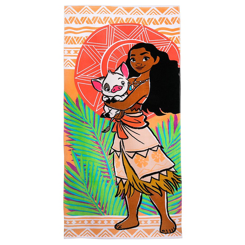 A Disney Store Moana Beach Towel.