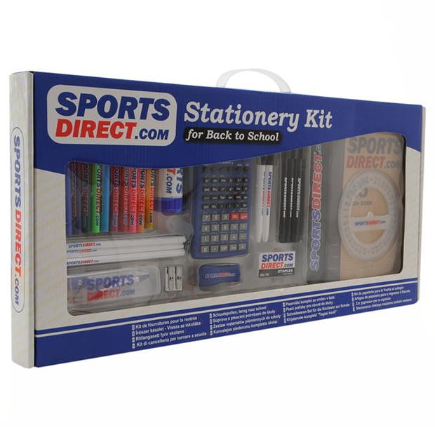 A Stationery Set by Sports Direct.