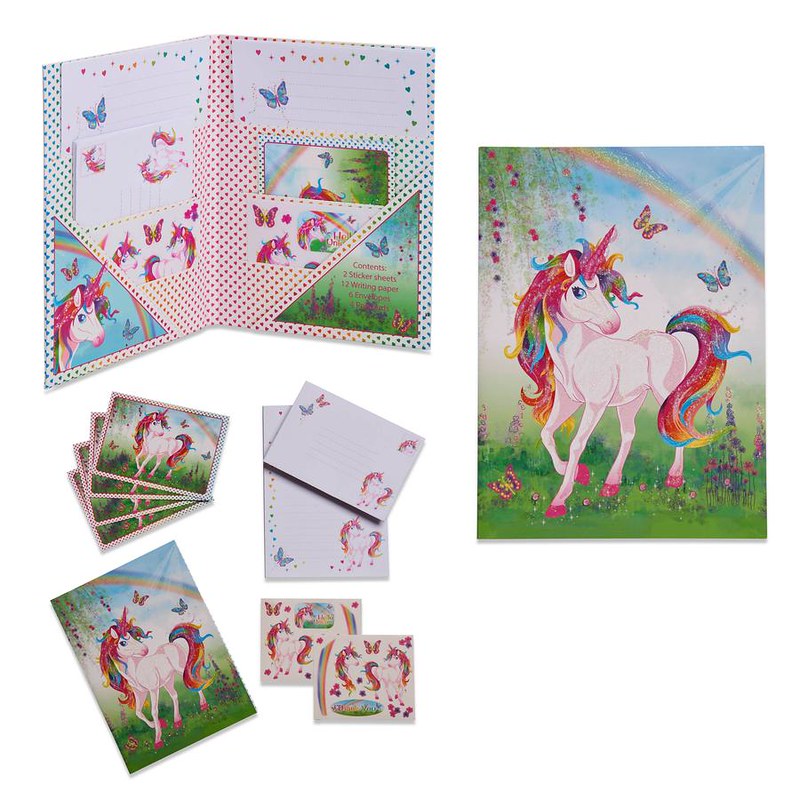 Lucy Locket Magical Unicorn Writing Set.