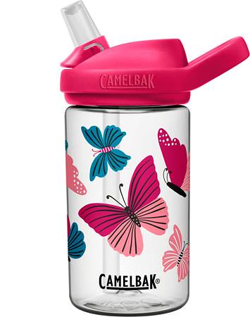 Butterfly print CamelBak Eddy Kids' Bottle.