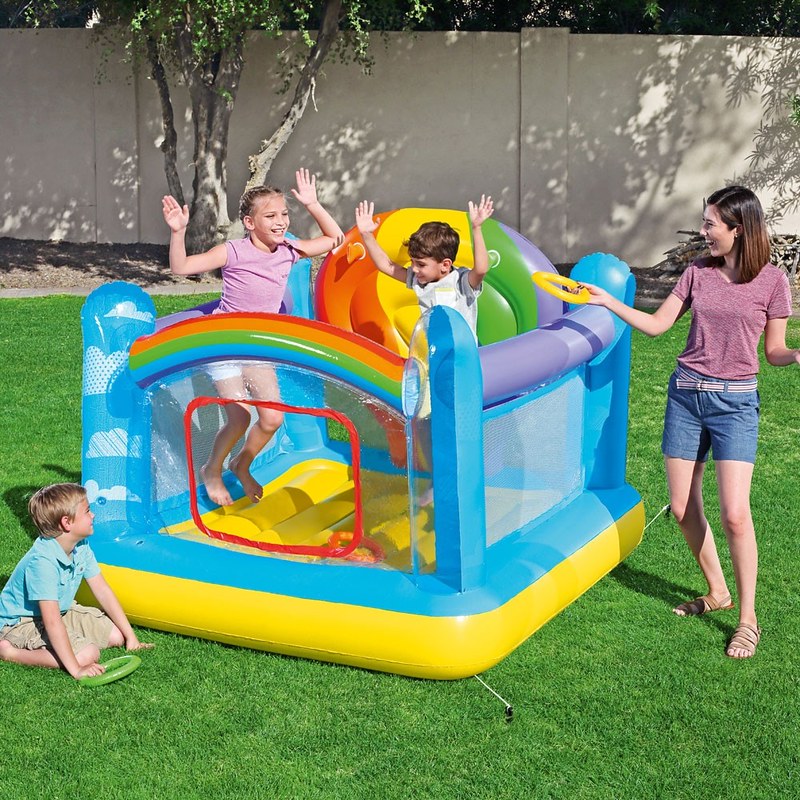 Bestway Up, In And Over Bouncy Castle.