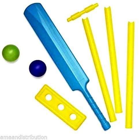 KTS Kids Cricket Bat And Ball Play Set.