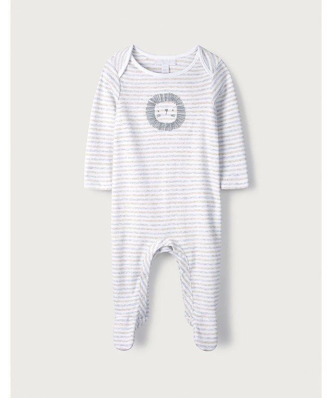Stripe Lion Sleepsuit.