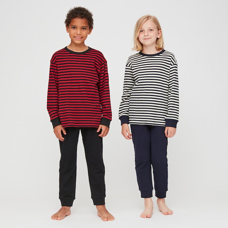 Kids Ultra Stretch Long Sleeved Waffle Set.
