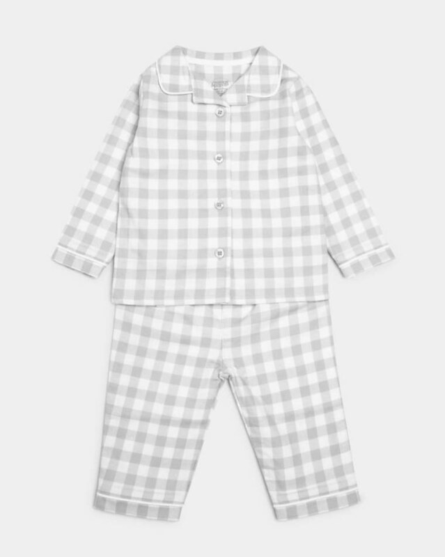 Grey Woven Pyjamas.