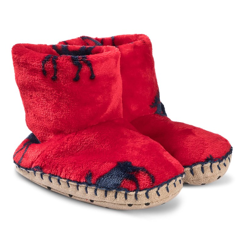 Red Moose Gathering Fleece Slippers.