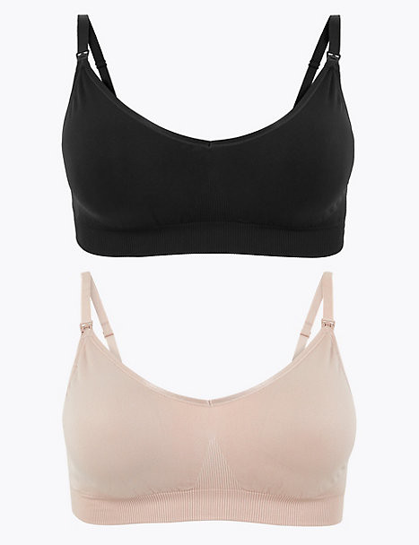 2 Pack Santoni Full Cup Nursing Bras.