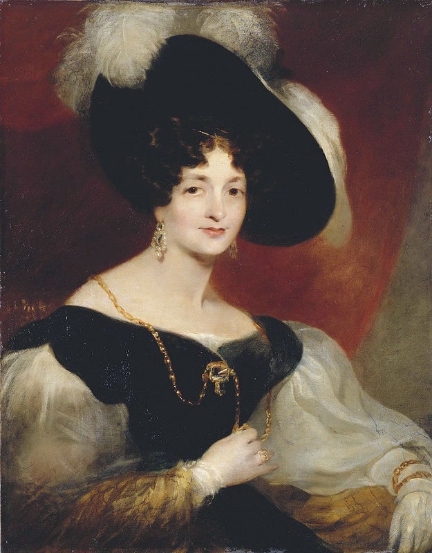 Portrait of Princess Victoria Maria Louisa, Queen Victoria's mother.