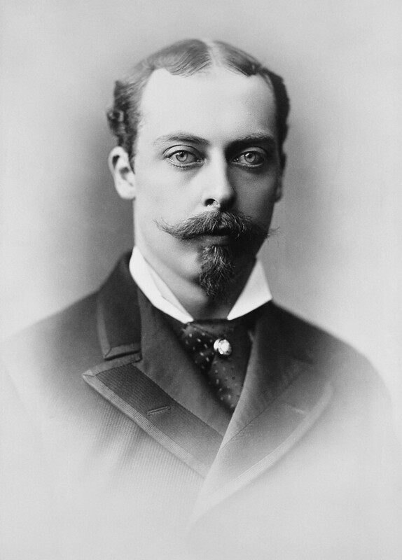 Black and white portrait of Queen Victoria's son, Prince Leopold.