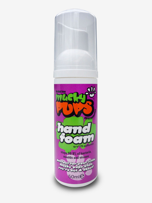 Mucky Pups Hand Sanitiser.