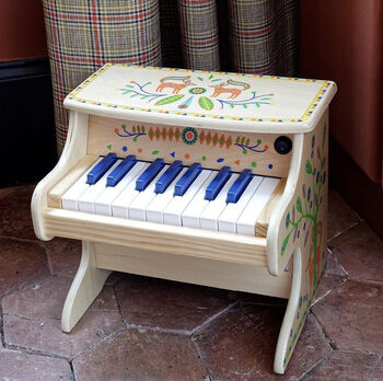 Wooden Toy Electric Piano.