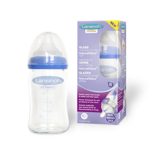 Lansinoh Glass Feeding Bottle.