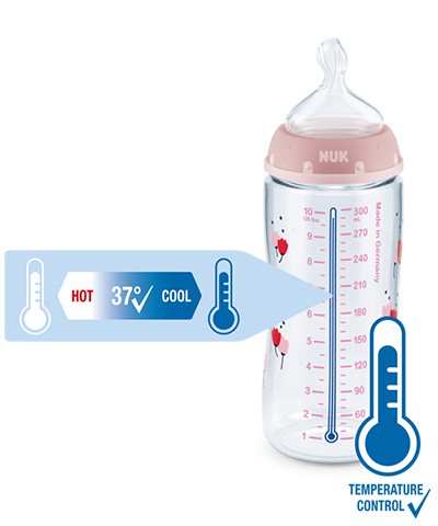 NUK First Choice Plus Baby Bottle With Temperature Control.
