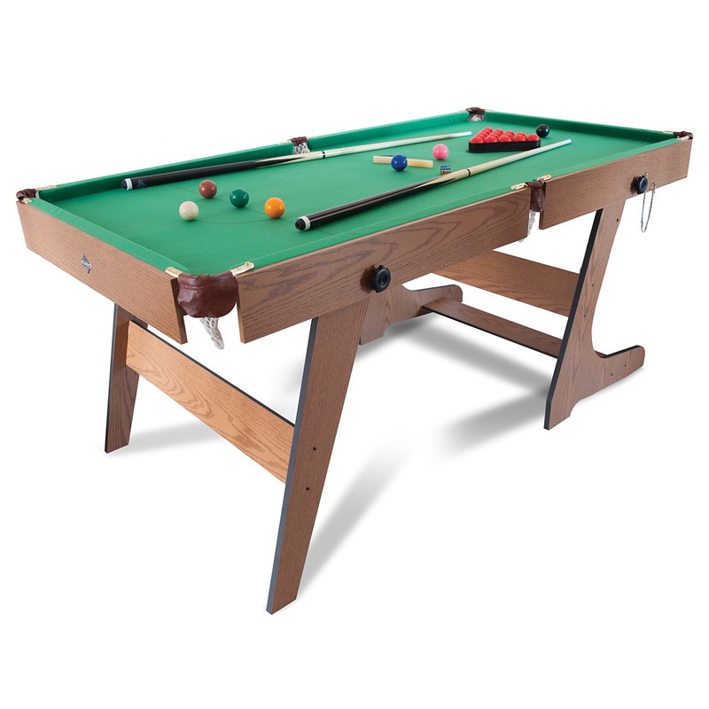 Hy-Pro 6ft Folding Snooker Pool Table.