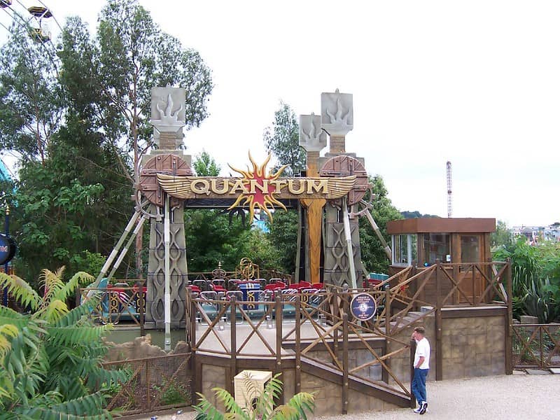 Quantum ride at Thorpe Park.