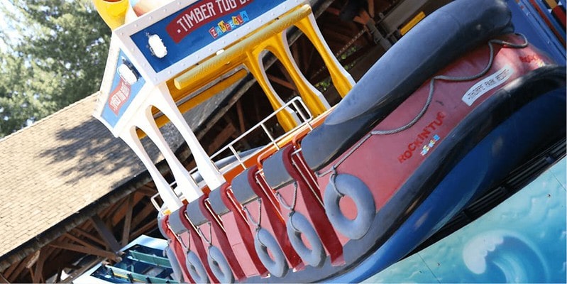 Timber Tug Boat ride at Thorpe Park.
