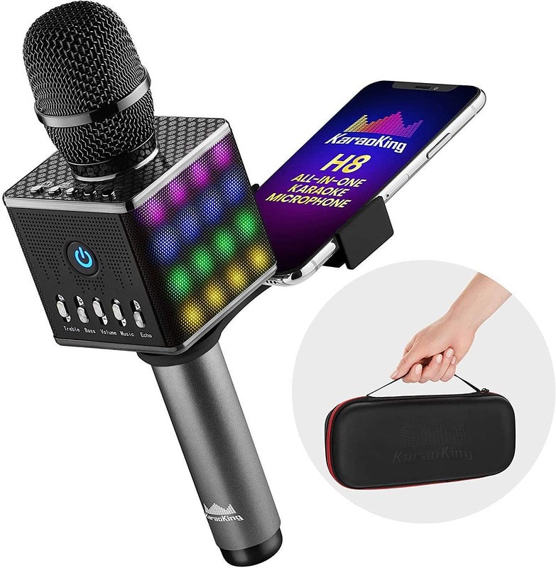 RC Toys Portable Wireless Bluetooth Karaoke Microphone.