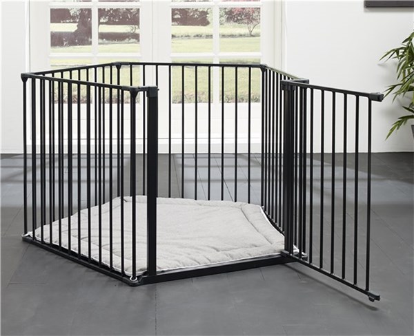 BabyDan black pentagon deluxe playpen.