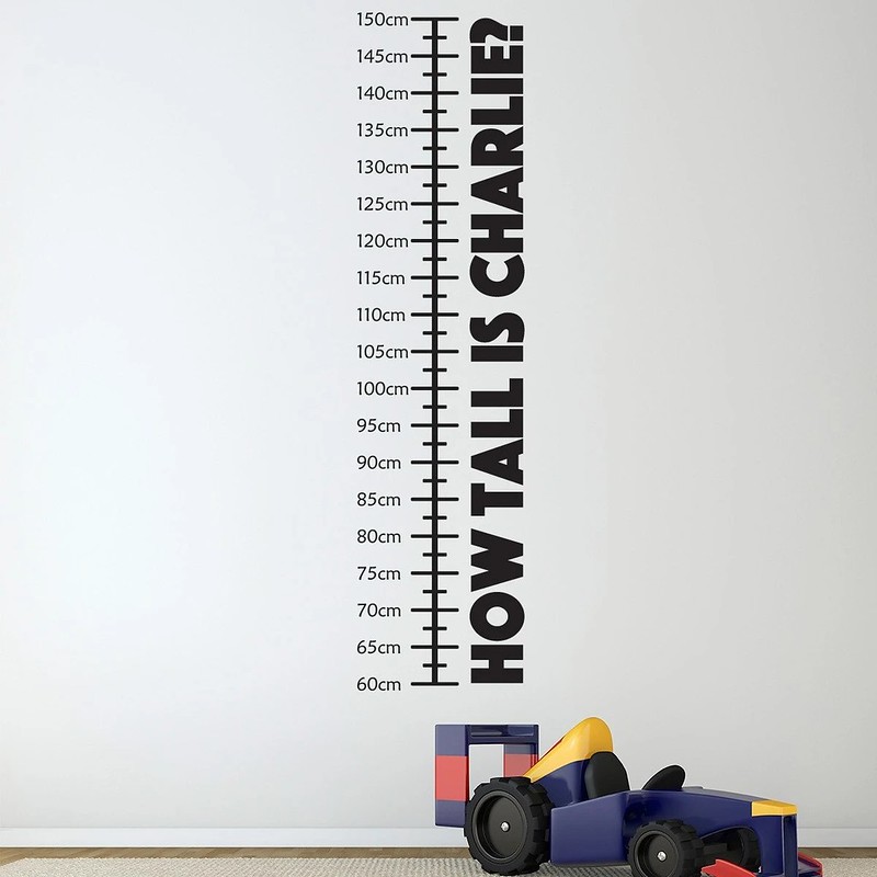 Mirrorin Personalised Height Chart Wall Sticker.