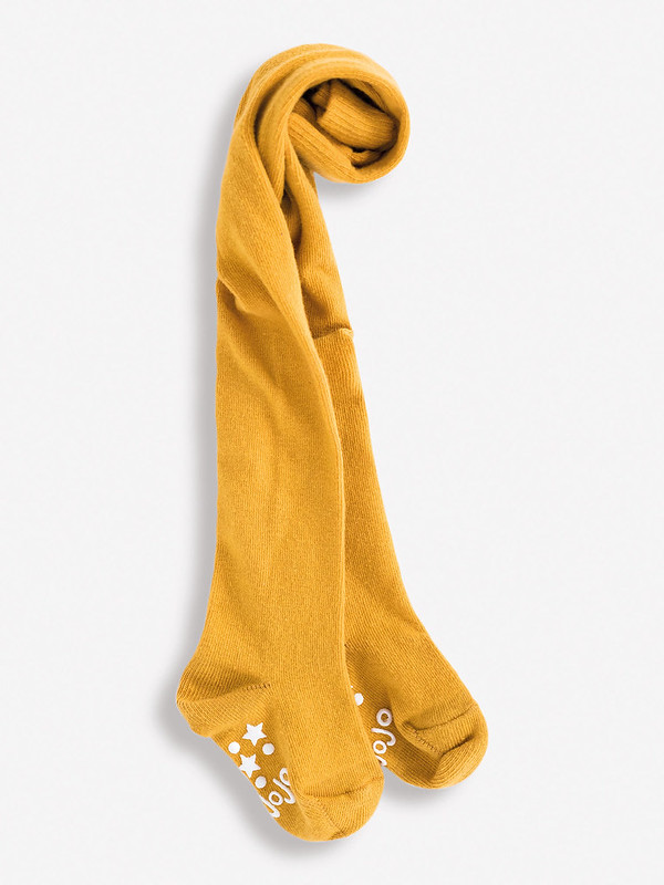 JoJo Maman Bébé Girls' Plain Cotton Rich Tights.