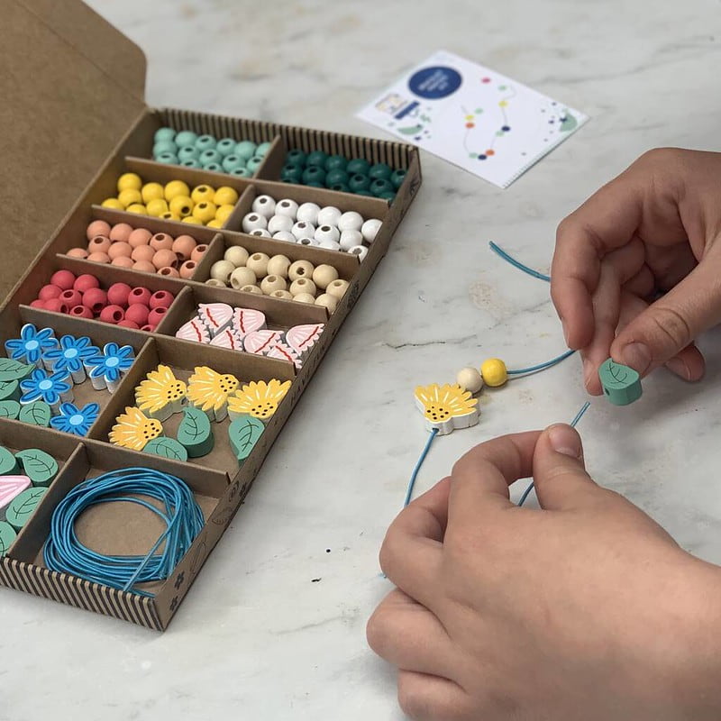 Cotton Twist Personalised Wildflower Bracelet Making Kit