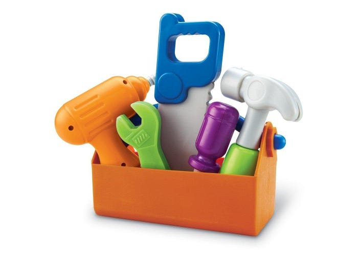 Learning Resources New Sprouts Toddler Tool Box, 6 Pieces.