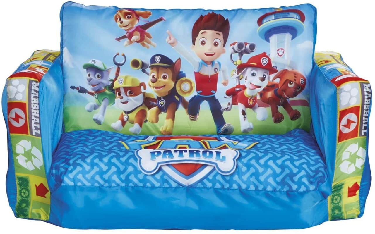 Paw Patrol 2 In 1 Inflatable Flip Out Mini Sofa And Lounger.