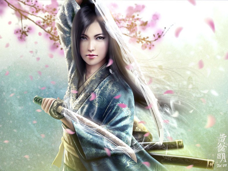 Spirited and noble warrior.