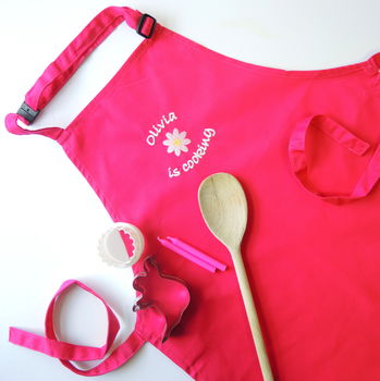 The Alphabet Gift Shop Kids' Personalised Embroidered Apron.