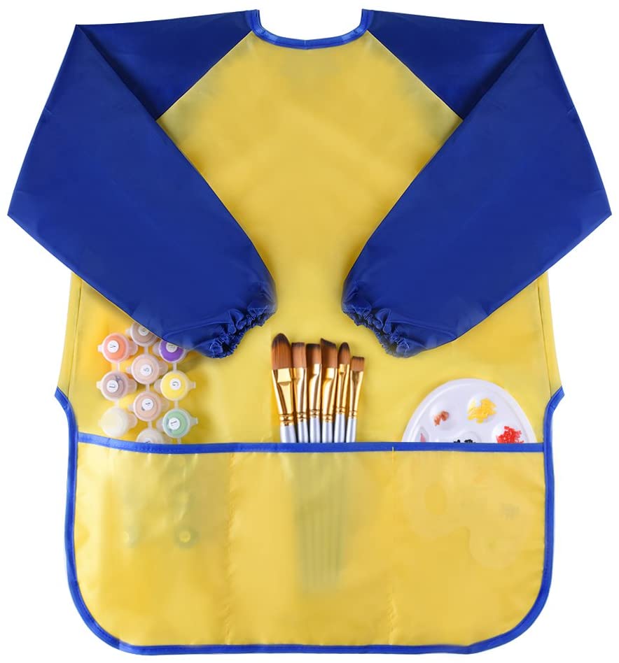 KUUQA Waterproof Play Apron With Three Roomy Pockets.