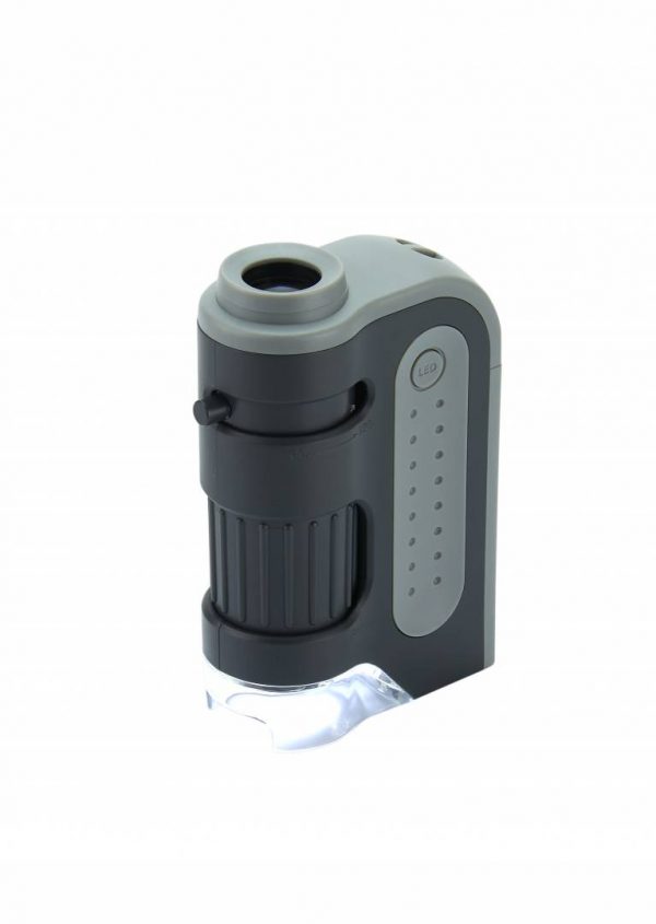 Carson MicroBrite Plus 60x-120x Power LED Lighted Pocket Microscope.