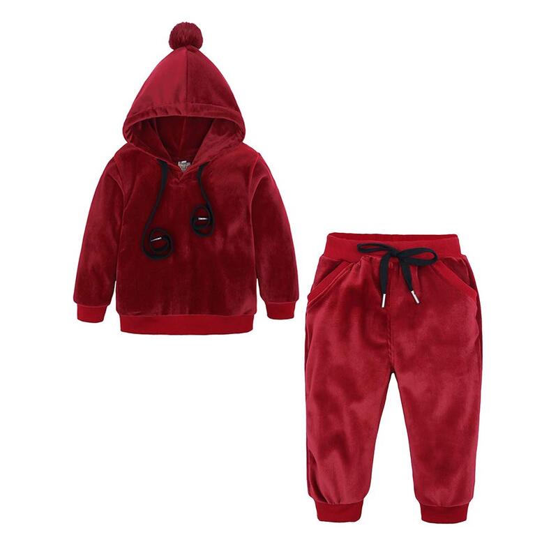Kids' Tales Velvet Hooded Tracksuit