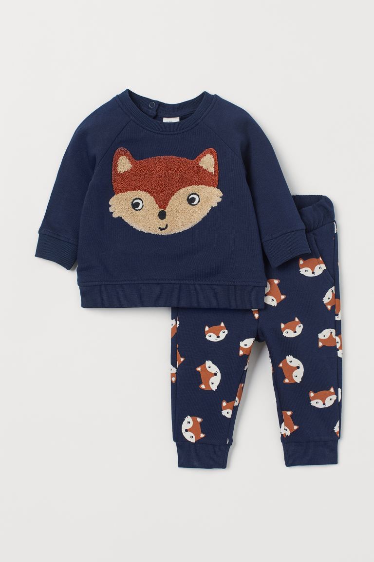 H&M Fox 2 Piece Set.
