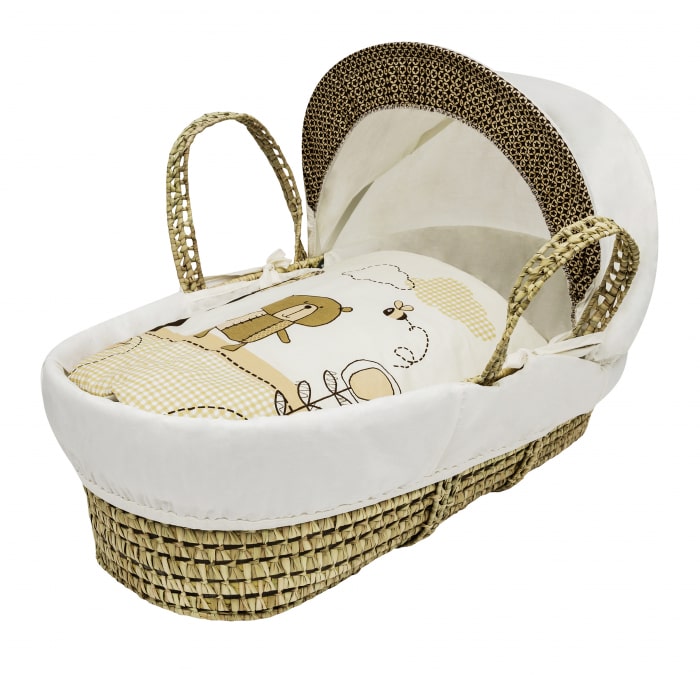 Kinder Valley Teddy in the Park Moses Basket.