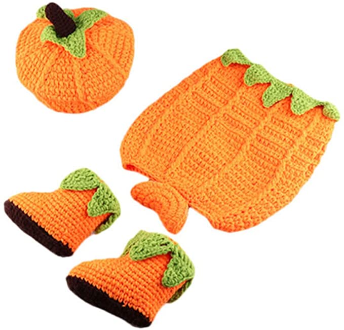 Knitted Baby Pumpkin Costume from Amazon.