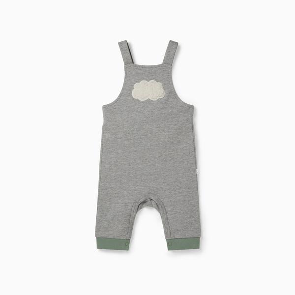 Baby Mori Grey Cloud Dungarees.