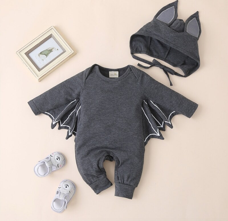 PatPat 2 Piece Baby Bat Jumpsuit.