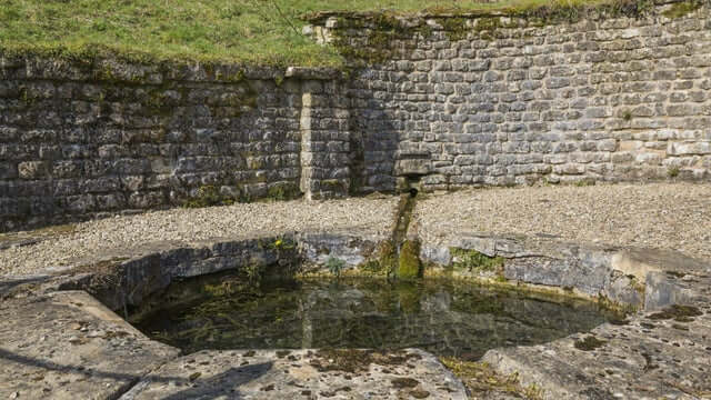 The Nymphaeum water shrine demonstrates the changing religion of the people who lived there.