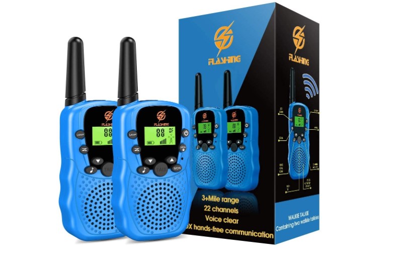 Walkie talkies for kids aged 6 years old.