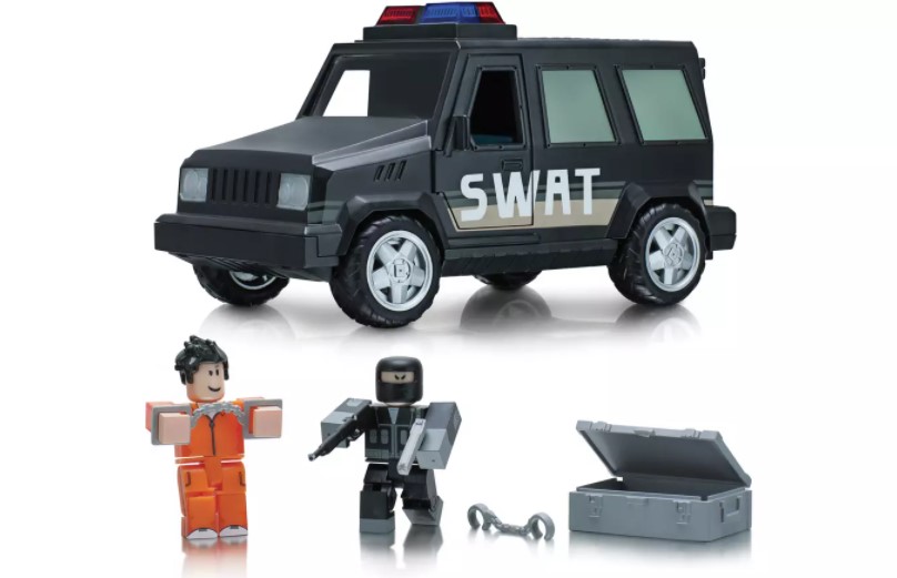 Armoured SWAT van and tactical units from Jailbreak.