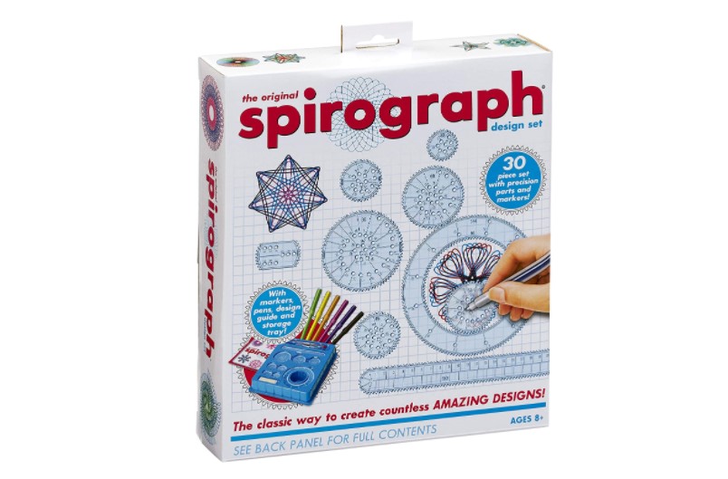 Spirograph design set for creative kids.