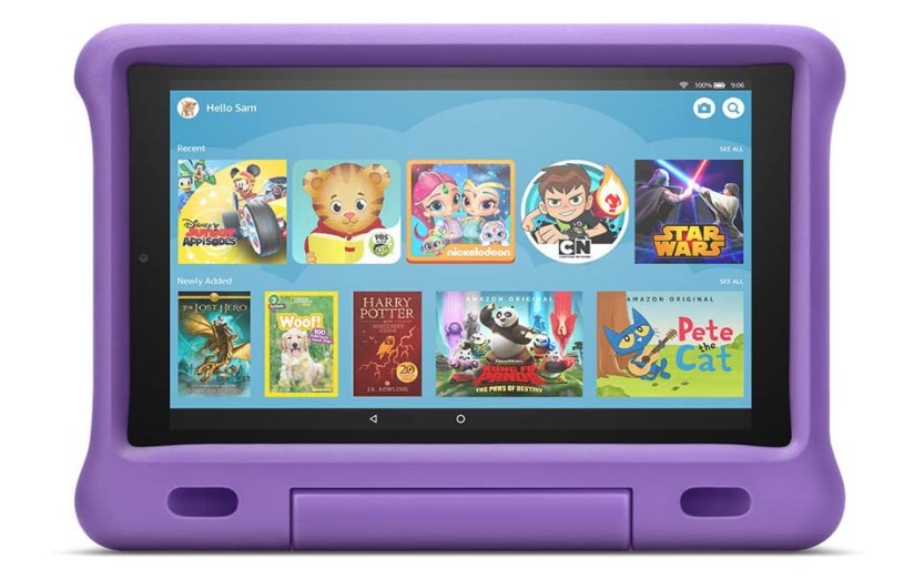 Full-featured kids edition tablet.
