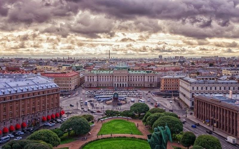 A gorgeous image of St. Petersburg, Russia.