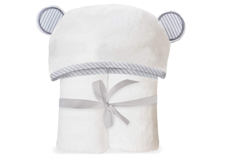 Ultra-soft and breathable hooded towel.