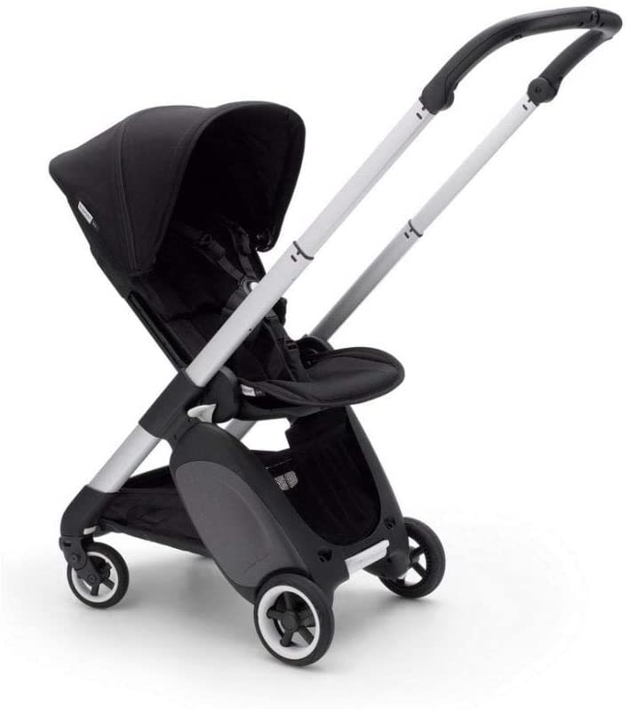 Bugaboo Ant black pushchair.