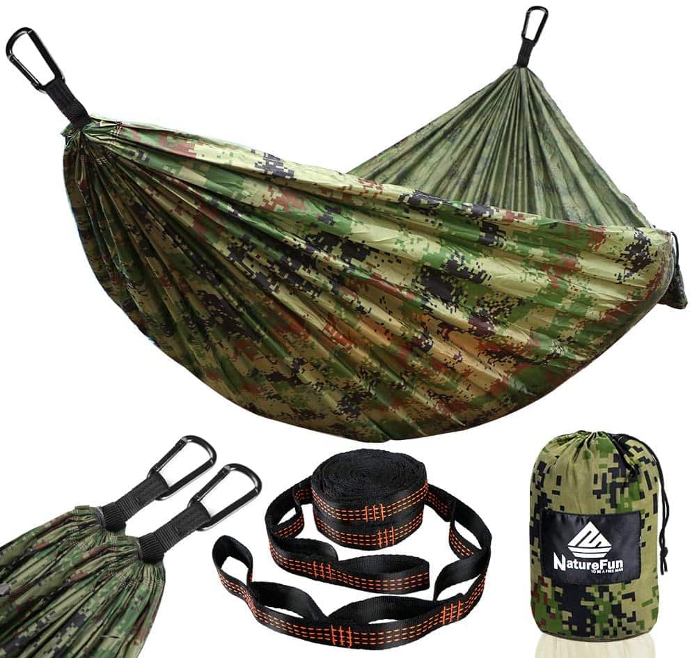 Ultra-Light Travel Camping Hammock, NatureFun