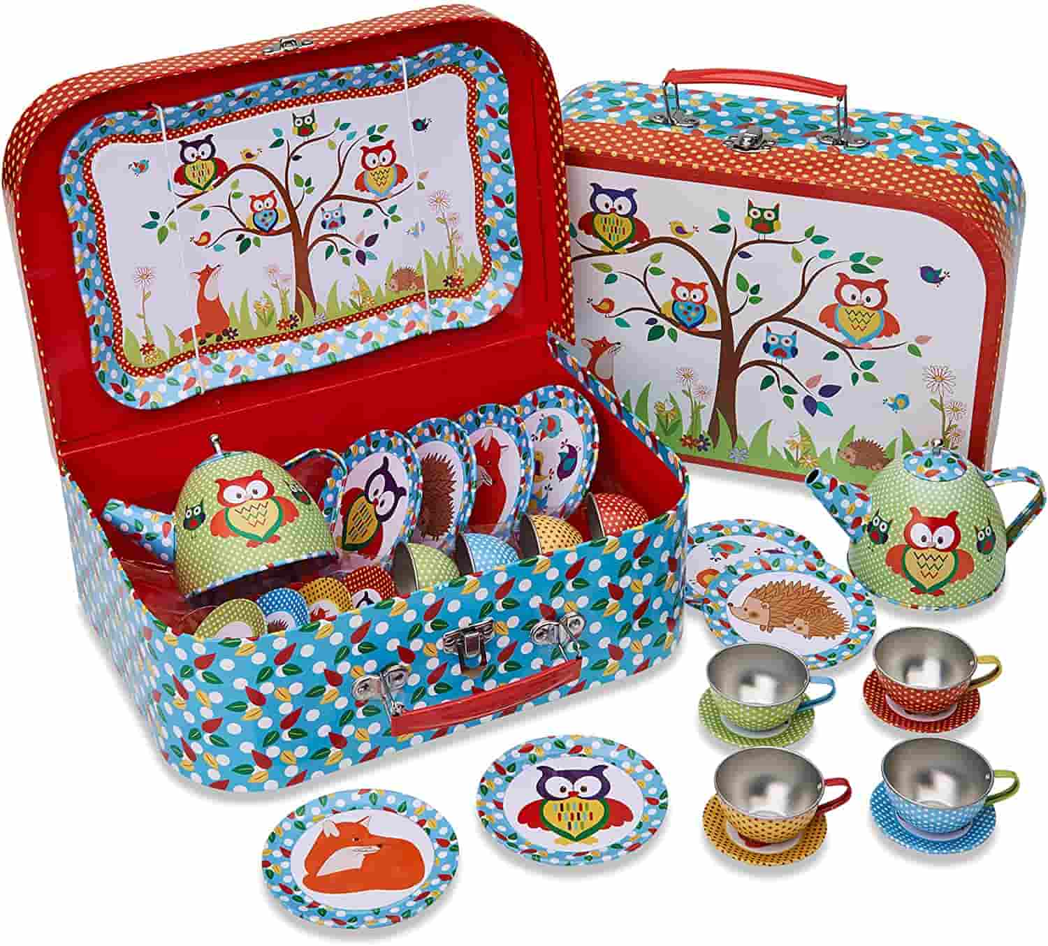 Woodland Animals Metal Tea Set, Lucy Locket.