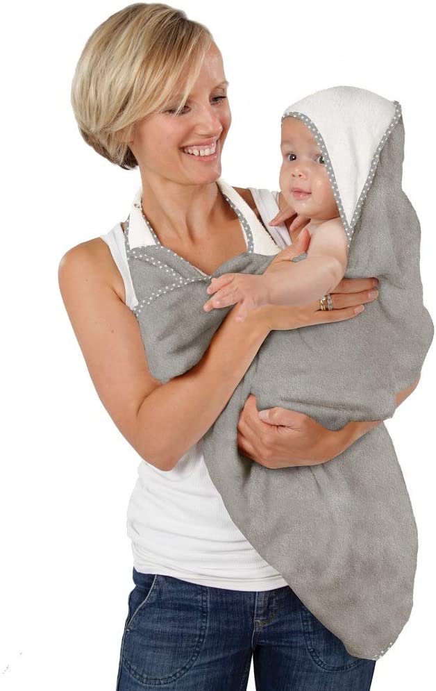 Cuddledry Hands Free Baby apron.
